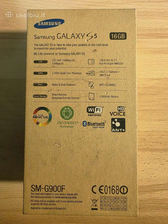 Galaxy S5 (Dėžutė) - nuotraukos Nr. 2