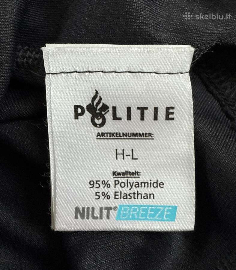 Vyriški marškinėliai Politie - nuotraukos Nr. 4