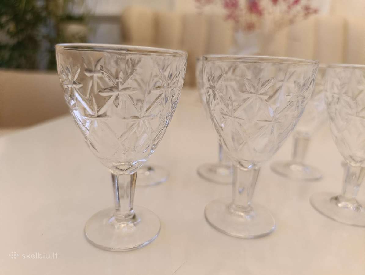 Krištoliniai stikliukai 50ml ir dvi silkinės - nuotraukos Nr. 3