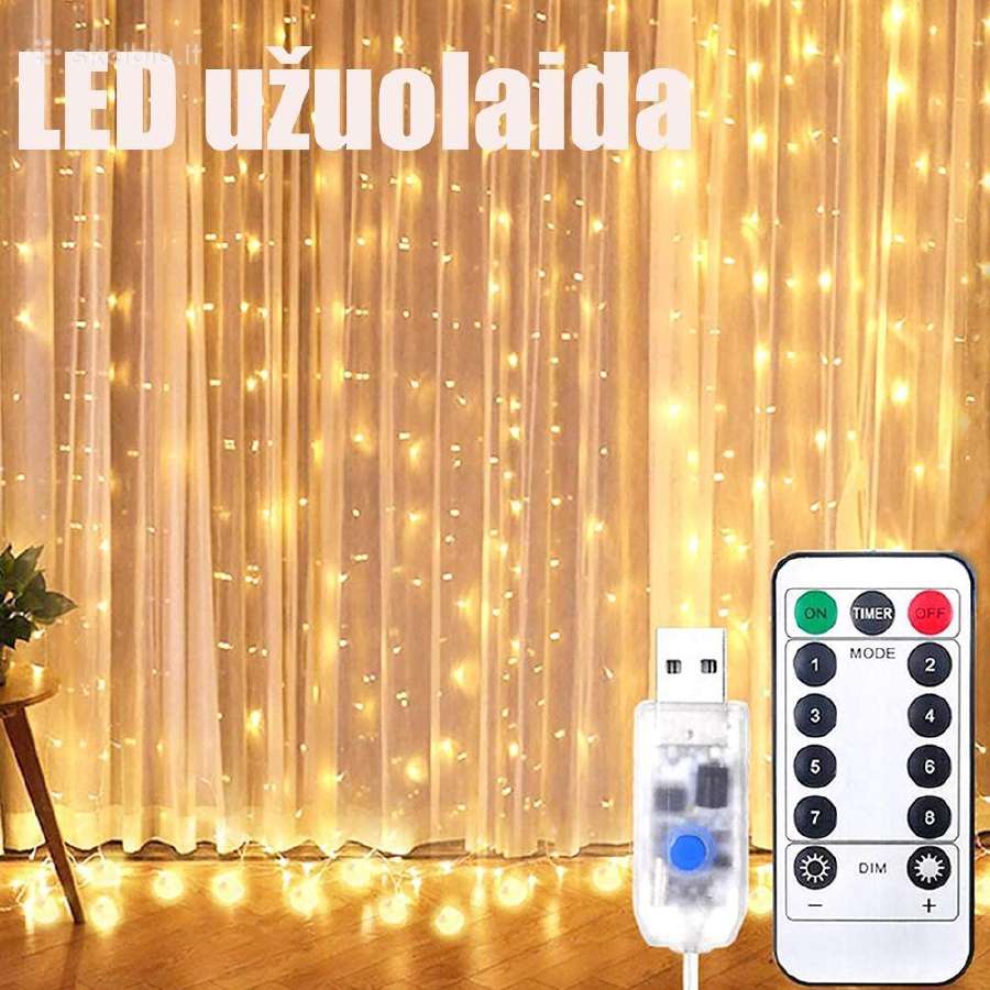 LED Užuolaida - nuotraukos Nr. 3