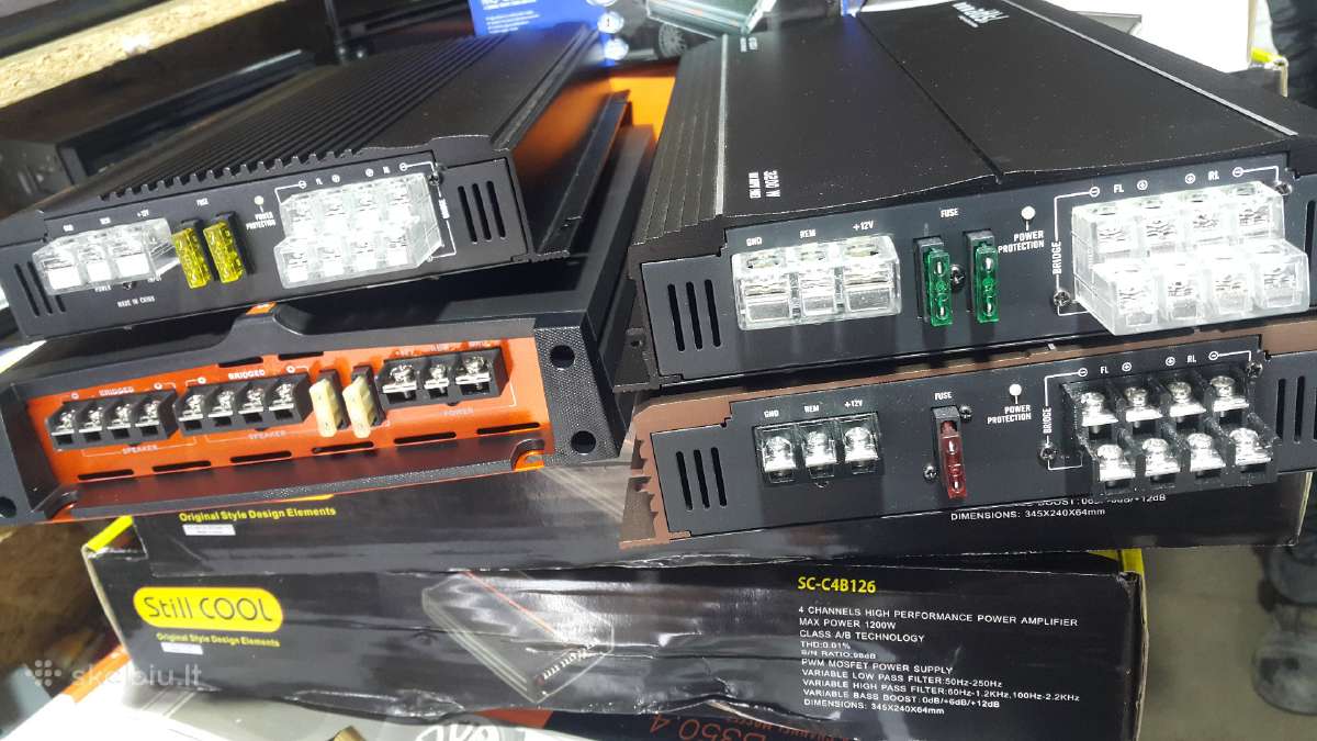 Automobiliniai garso stiprintuvai 600-8000w - nuotraukos Nr. 4