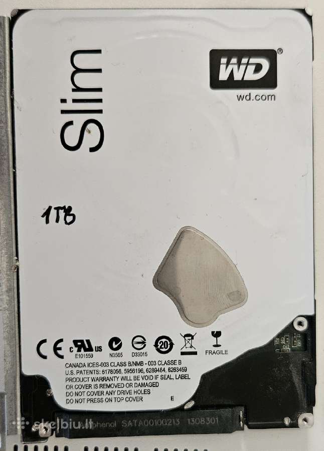 HDD 2.5'' Wd Blue 1tb - nuotraukos Nr. 2