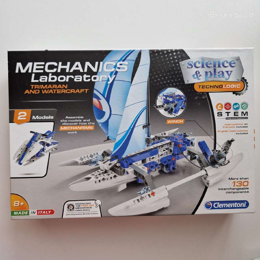 Clementoni science & play trimaran and watercraft