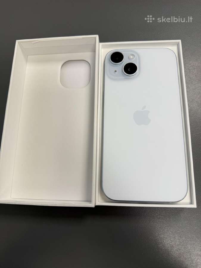 iPhone 15 128gb 99% baterija ,garantija 460 eur
