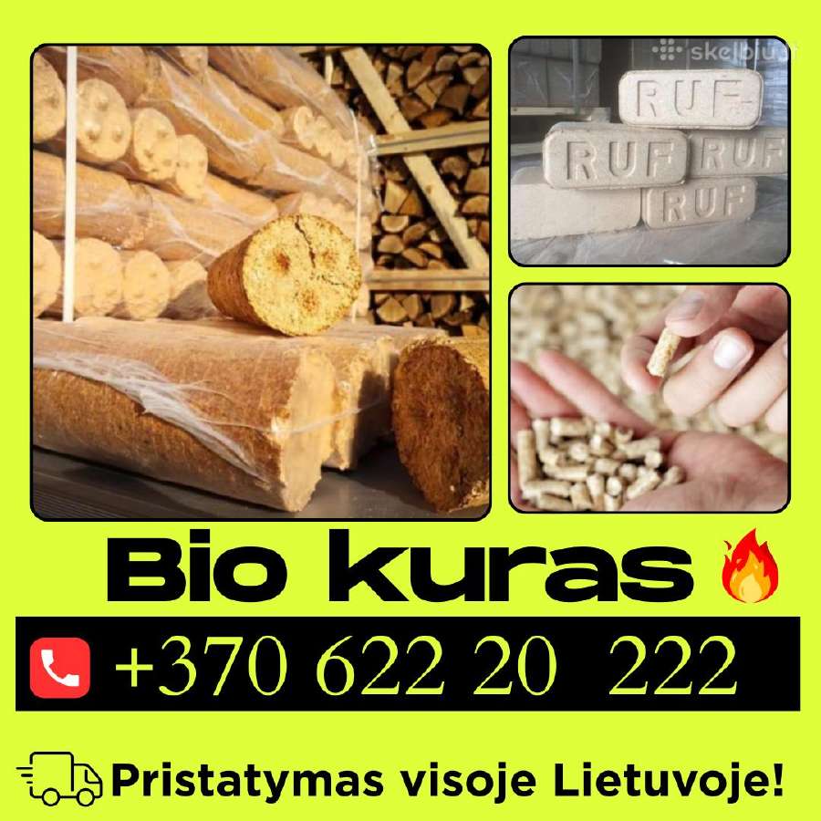 Patikimas, sausas ir gerai besideginantis kuras