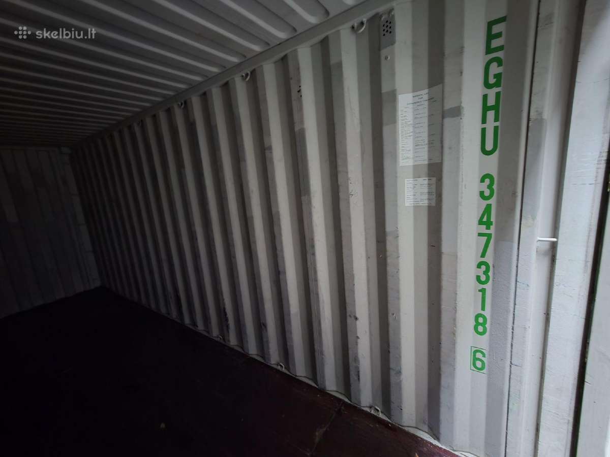 6m ir 12m (20dc ir 40hc ) jūriniai konteineriai - nuotraukos Nr. 13