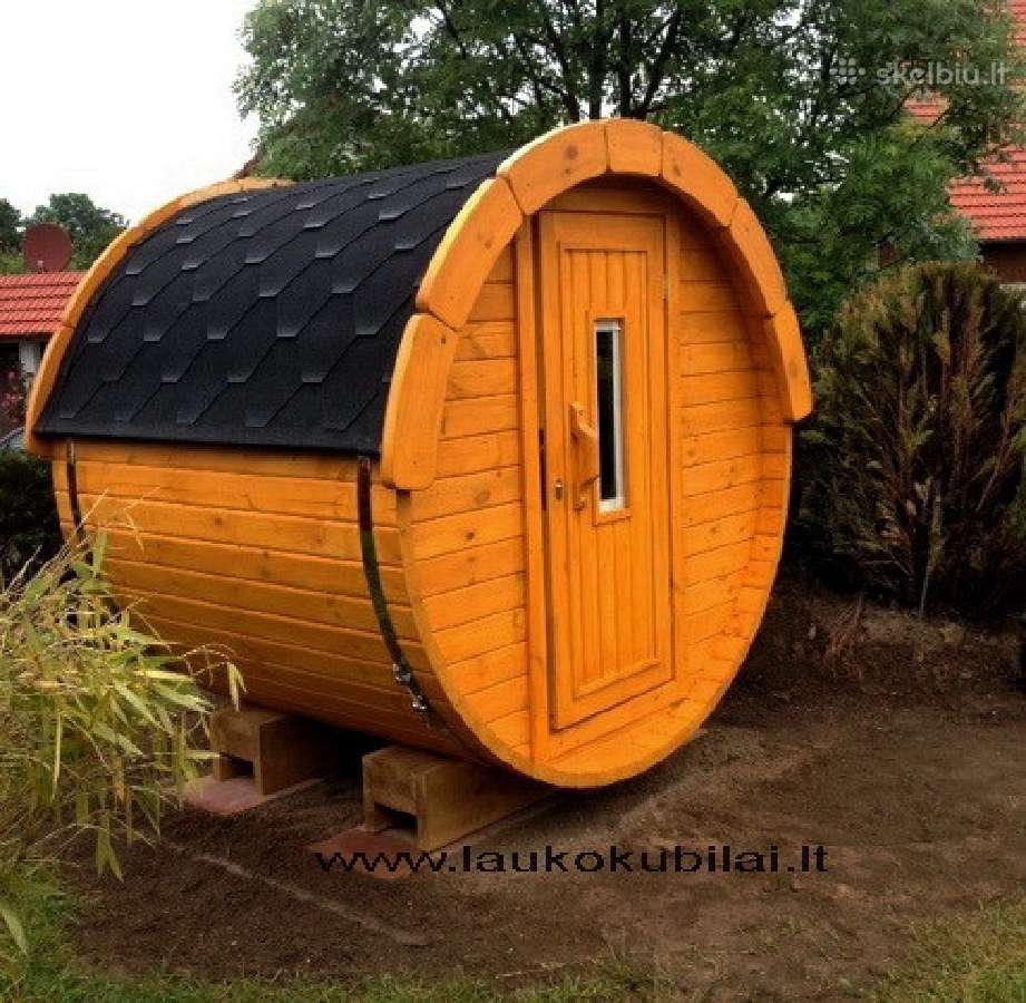Apvali Lauko pirtis bačka, sauna-kubilas 1.7m - nuotraukos Nr. 12