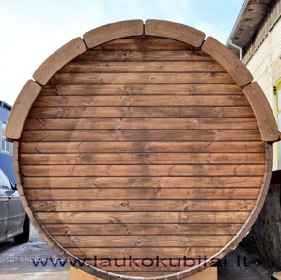 Apvali Lauko pirtis bačka, sauna-kubilas 1.7m - nuotraukos Nr. 14