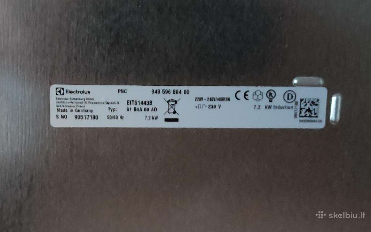 Indukcinė kaitlentė Aeg Electrolux - nuotraukos Nr. 9