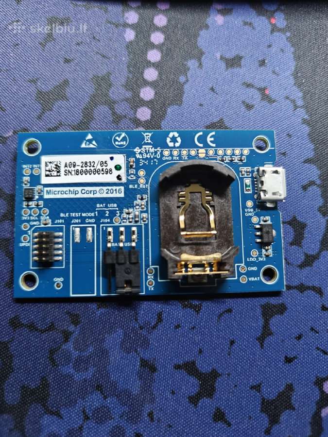 Mikrovaldiklis Secure Avr Ble Iot Node - nuotraukos Nr. 2