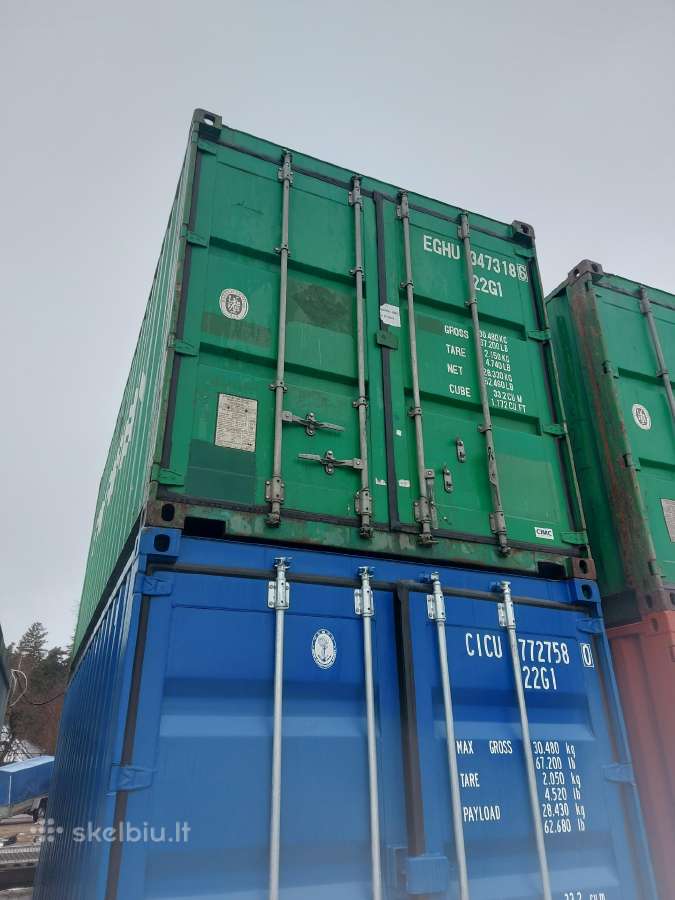 6m ir 12m (20dc ir 40hc ) jūriniai konteineriai - nuotraukos Nr. 16