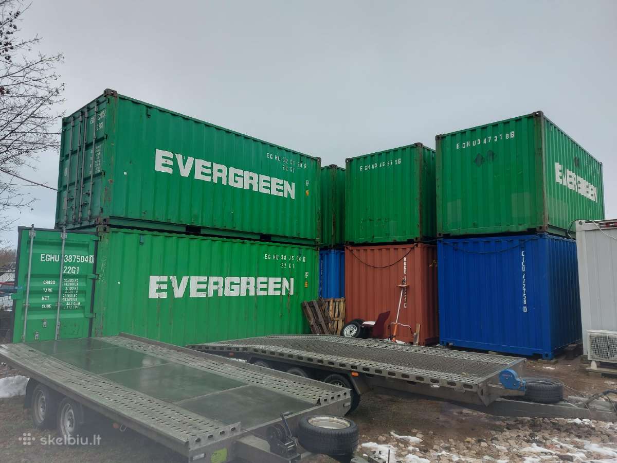 6m ir 12m (20dc ir 40hc ) jūriniai konteineriai - nuotraukos Nr. 14