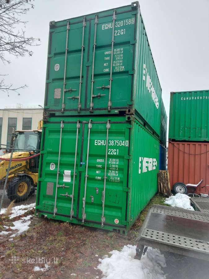 6m ir 12m (20dc ir 40hc ) jūriniai konteineriai - nuotraukos Nr. 15