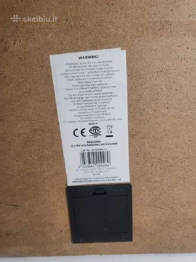 Šviečiantis kalėdinis paveikslas su LED - nuotraukos Nr. 5