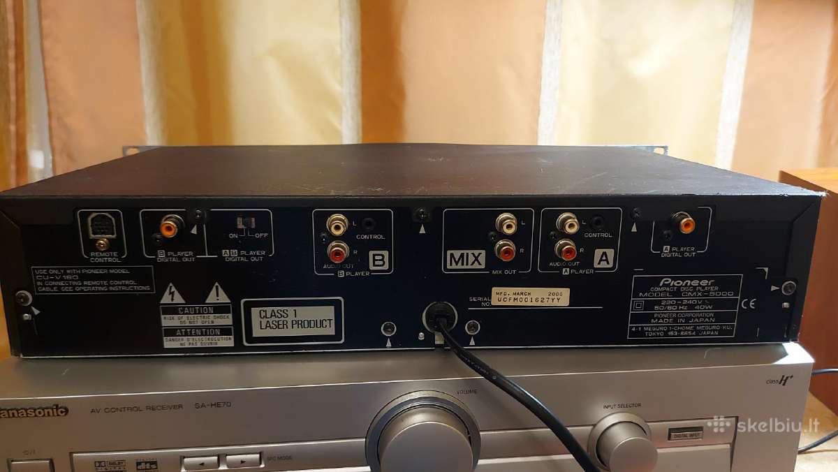 Pioneer Cmx-5000 CD grotuvas - nuotraukos Nr. 2