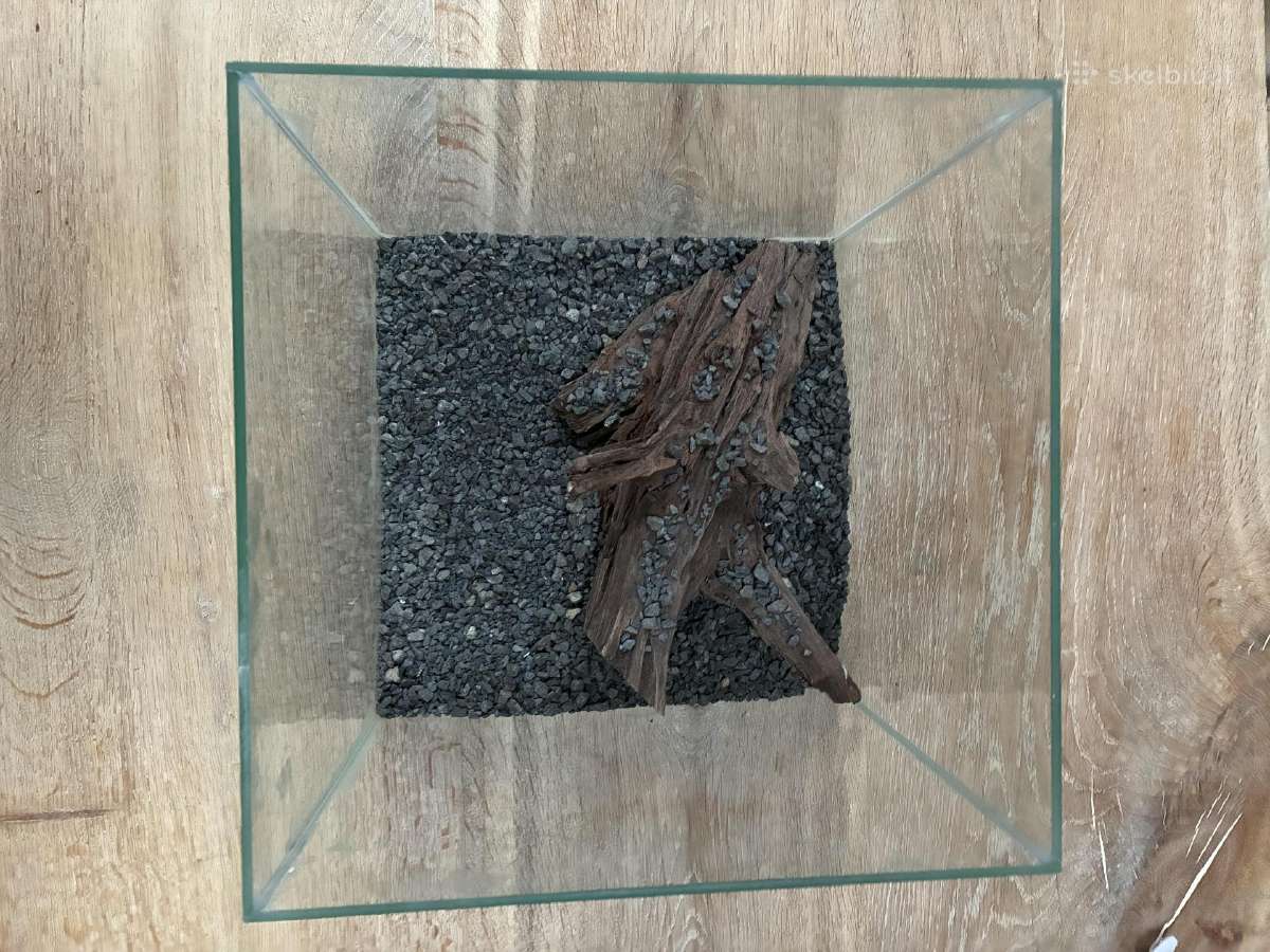 Akvariumas stačiakampis 30x30x30 cm - nuotraukos Nr. 2