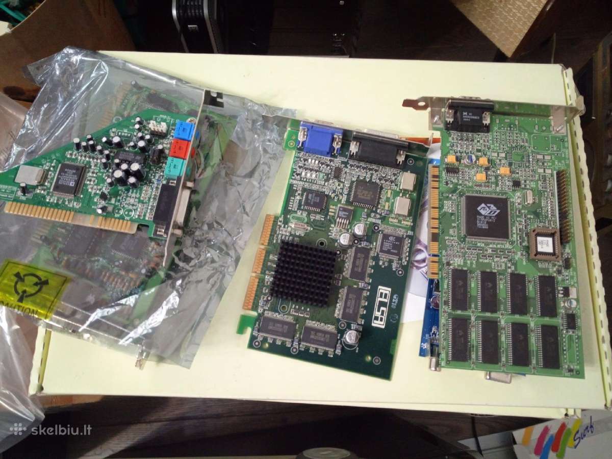 Retro Motherboard / Cpu /video/audio - nuotraukos Nr. 34