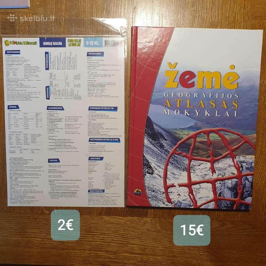 Atlasai, atmintukai, uždavinynai, vadovėliai 10-12 - nuotraukos Nr. 8
