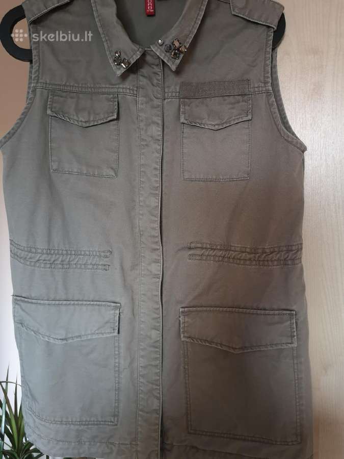H&m Divided chaki spalvos liemenė - nuotraukos Nr. 3
