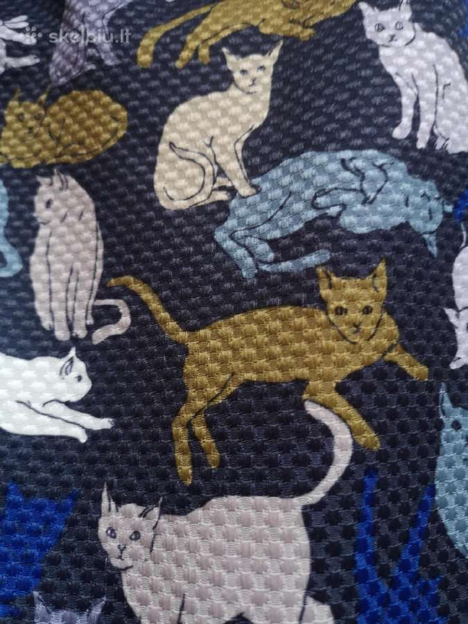 H&m mėlyna palaidinė su kačių motyvais - nuotraukos Nr. 4