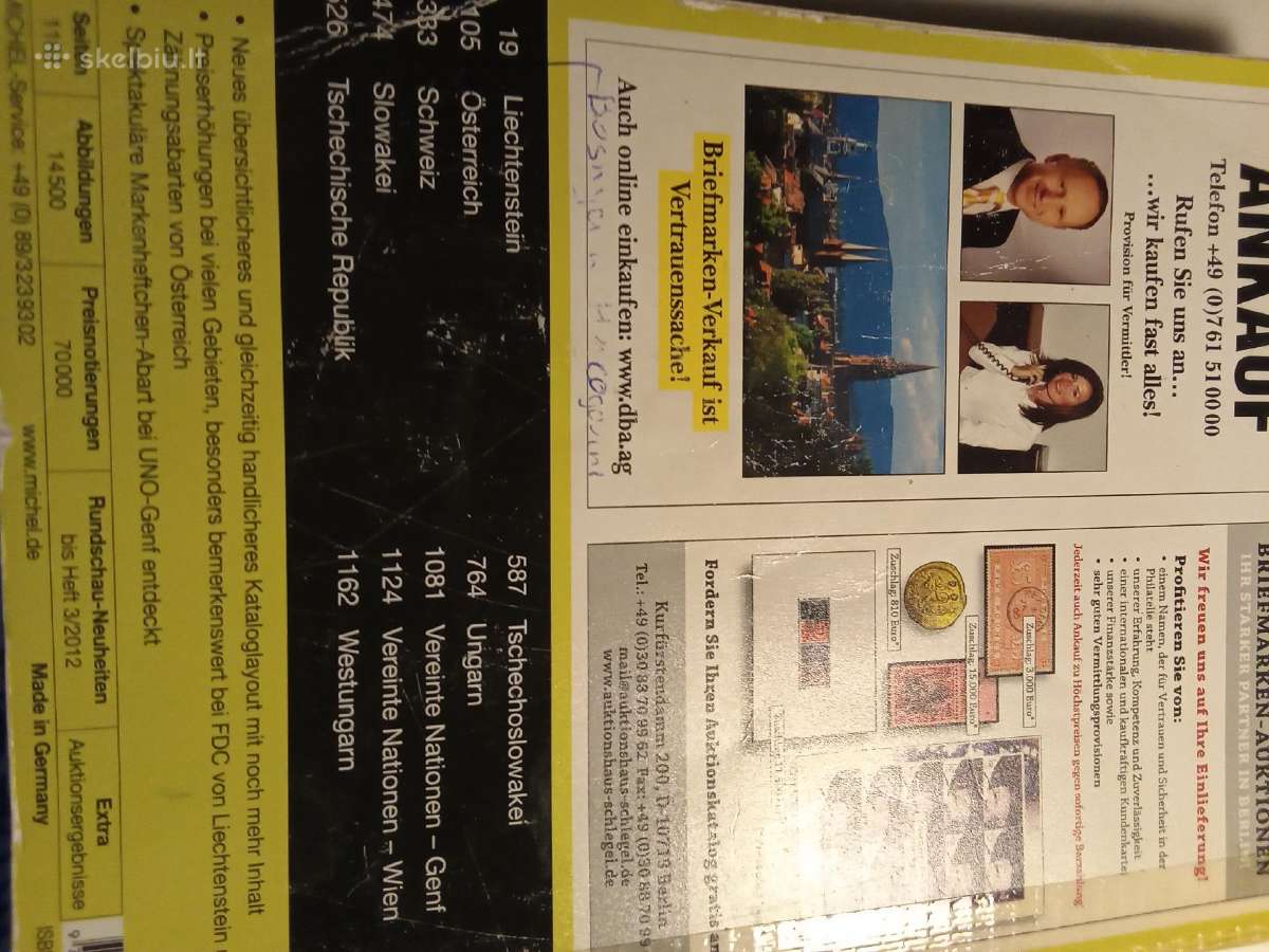 Michel pašto ženklų latalogai - nuotraukos Nr. 6