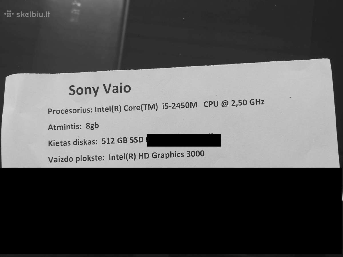 Sony Vaio - nuotraukos Nr. 4