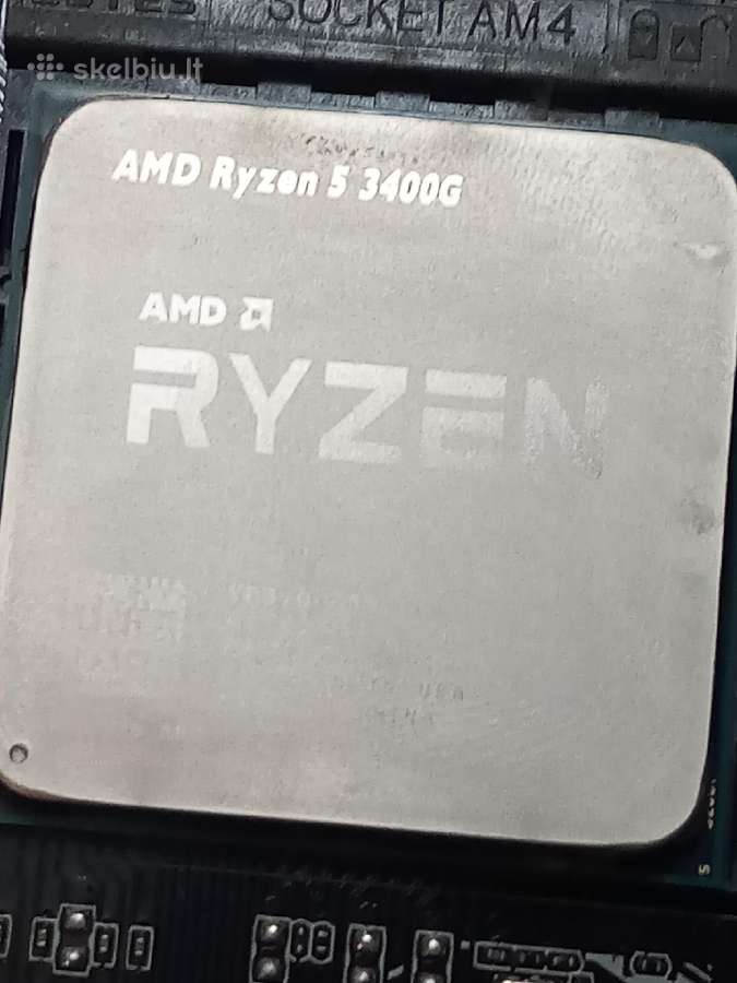 Ryzen 5 3400g cpu ir kiti cpu s1156 i7