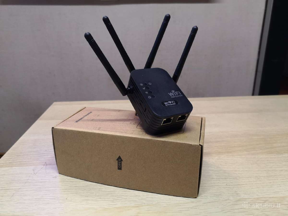 Wi Fi stiprintuvas Wireless Repeater