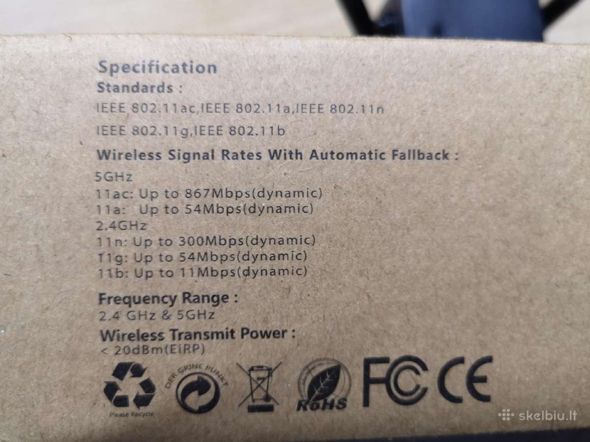 Wi Fi stiprintuvas Wireless Repeater - nuotraukos Nr. 2
