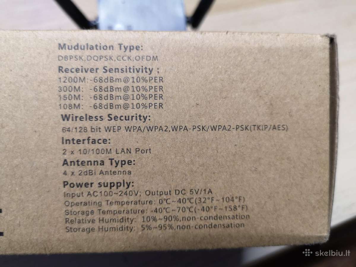 Wi Fi stiprintuvas Wireless Repeater - nuotraukos Nr. 3