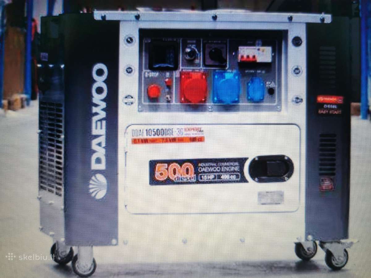 Generatorius Daewoo Ddae10500dse-3g Diesel 8.1kwa