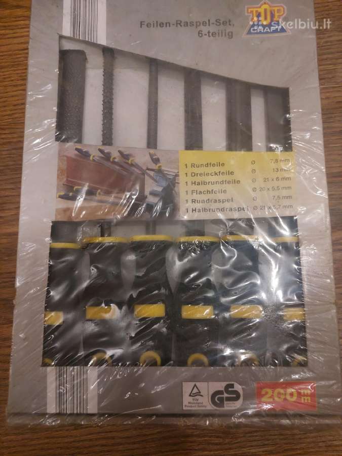 Metalinių dildžių rinkinys iš Vokietijos