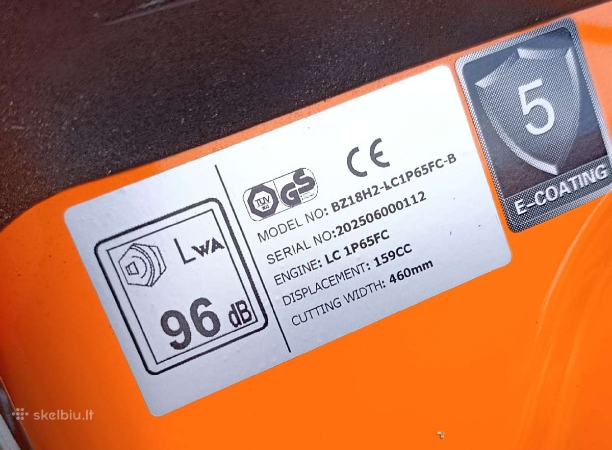 Bizon B18h2-l vėjapjovė Loncin varikliu! - nuotraukos Nr. 13