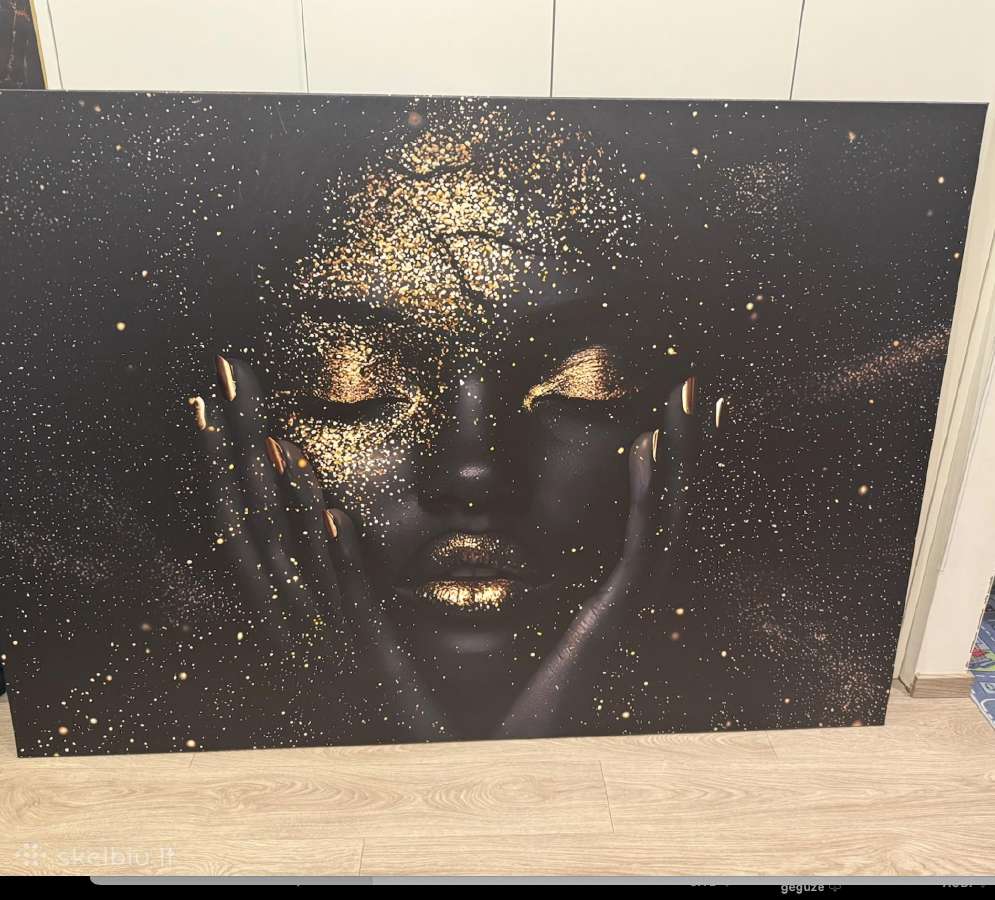 200x140 cm Drobės paveikslas su laku - nuotraukos Nr. 12