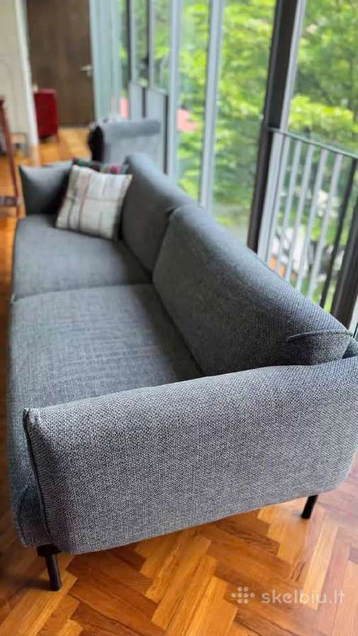 Ikea Äpplaryd trivietė sofa, Lejde pilka/juoda - nuotraukos Nr. 7