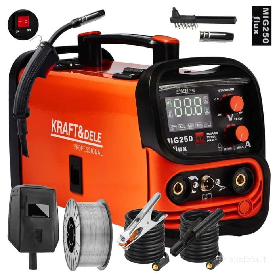 250a suvirinimo aparatas - Mig / Mma / Lift Tig 3i
