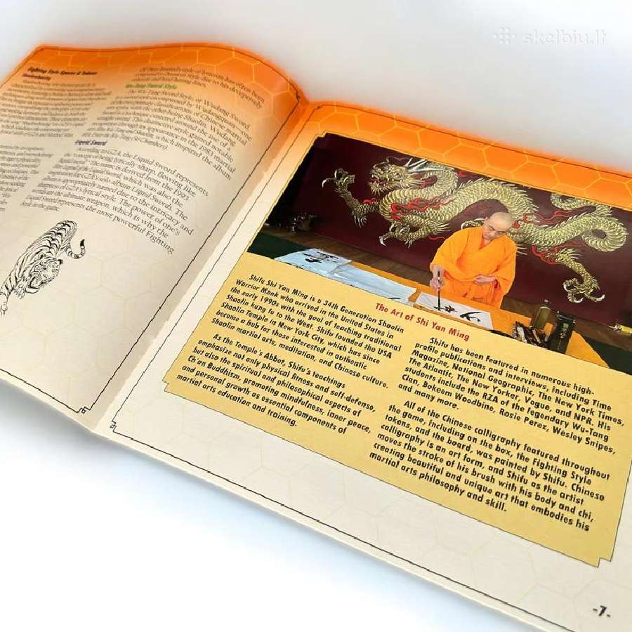 Stalo žaidimas Shaolin: A Wu-tang-inspired Board - nuotraukos Nr. 5