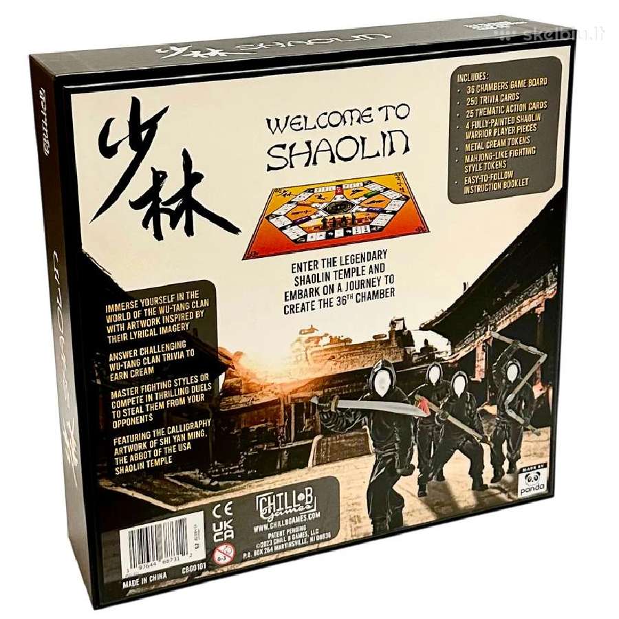 Stalo žaidimas Shaolin: A Wu-tang-inspired Board - nuotraukos Nr. 11