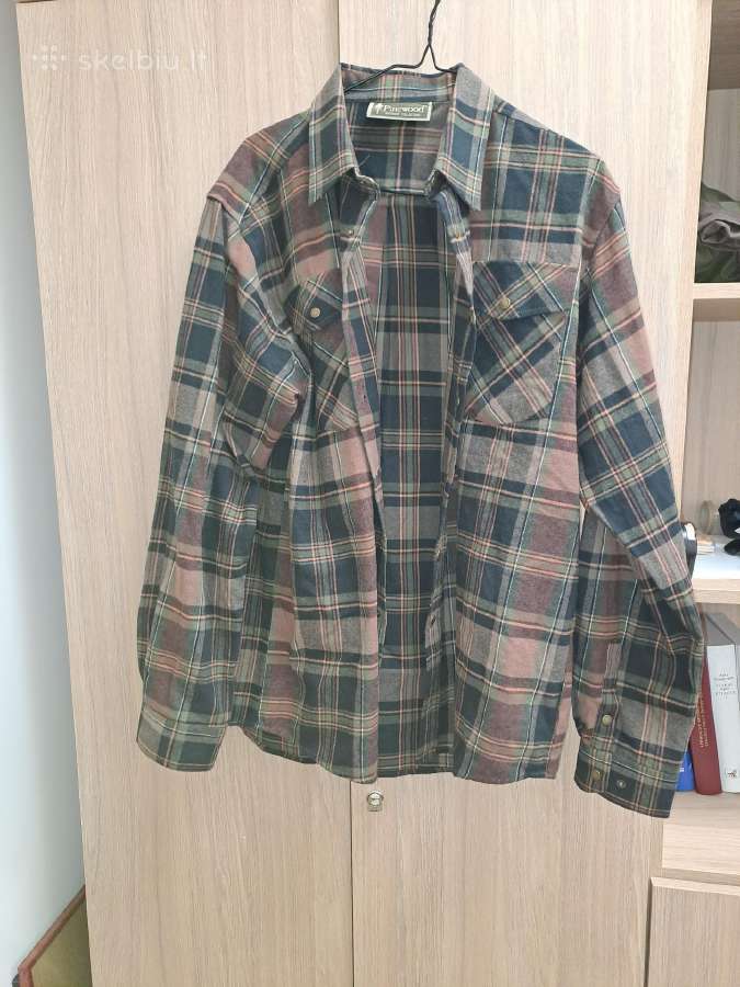 Pinewood šilti XL/XXL d. marškiniai medzioklei