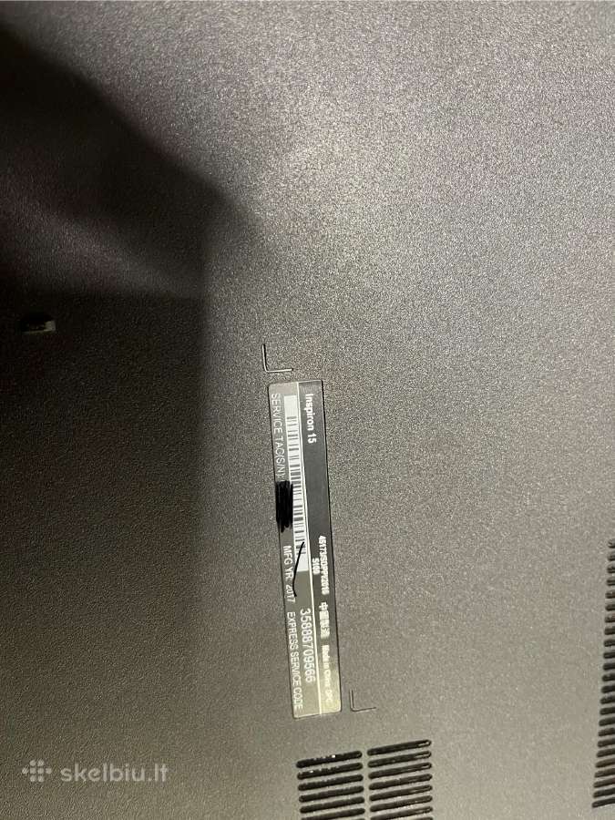 Dell Inspiron 15 3567 i3-6006u 2.0ghz win10 - nuotraukos Nr. 6