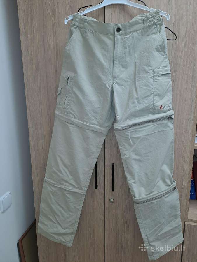 Fjallraven kelnes/bridzai/sortai 3in1 laisvalaikiu