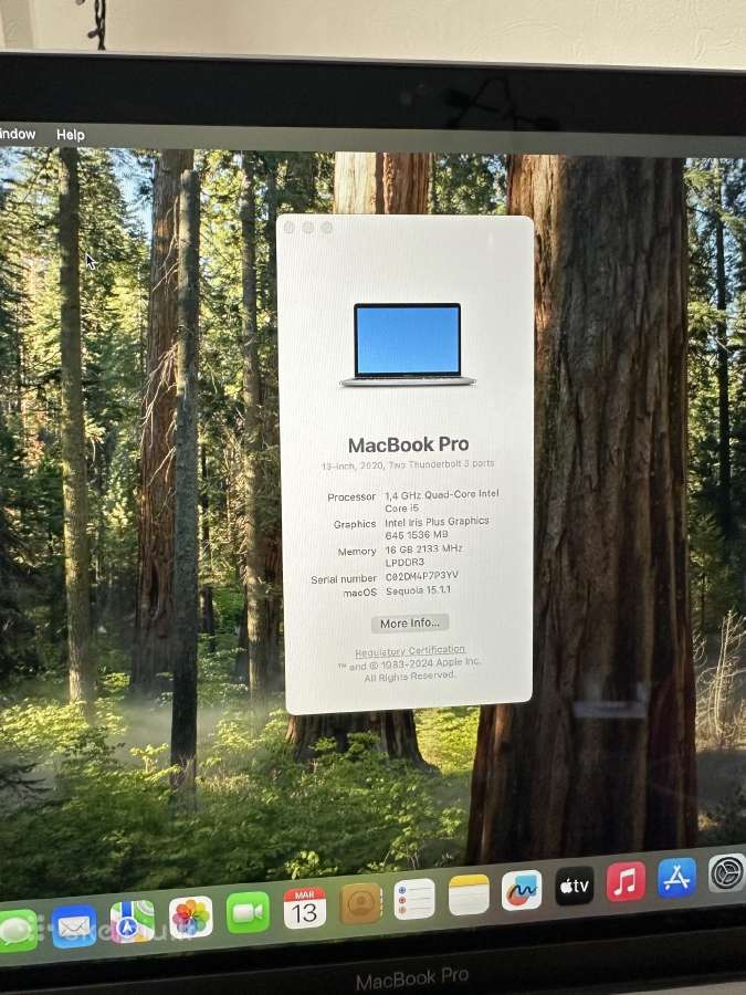 MacBook Pro 13-inch 2020 - nuotraukos Nr. 5
