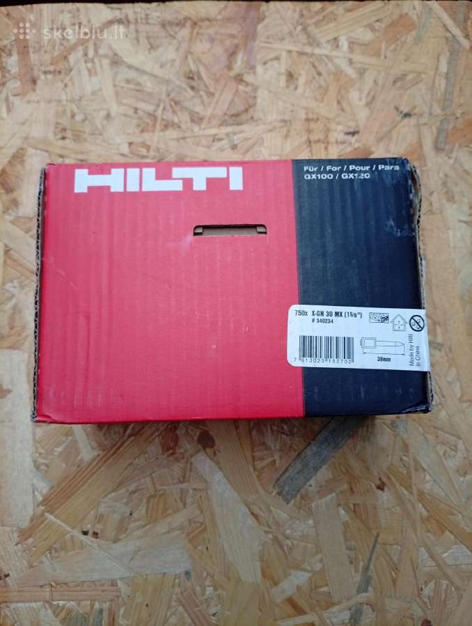 Hilti Gx120, Gx3, Bx4 viniakalių vinys - nuotraukos Nr. 6