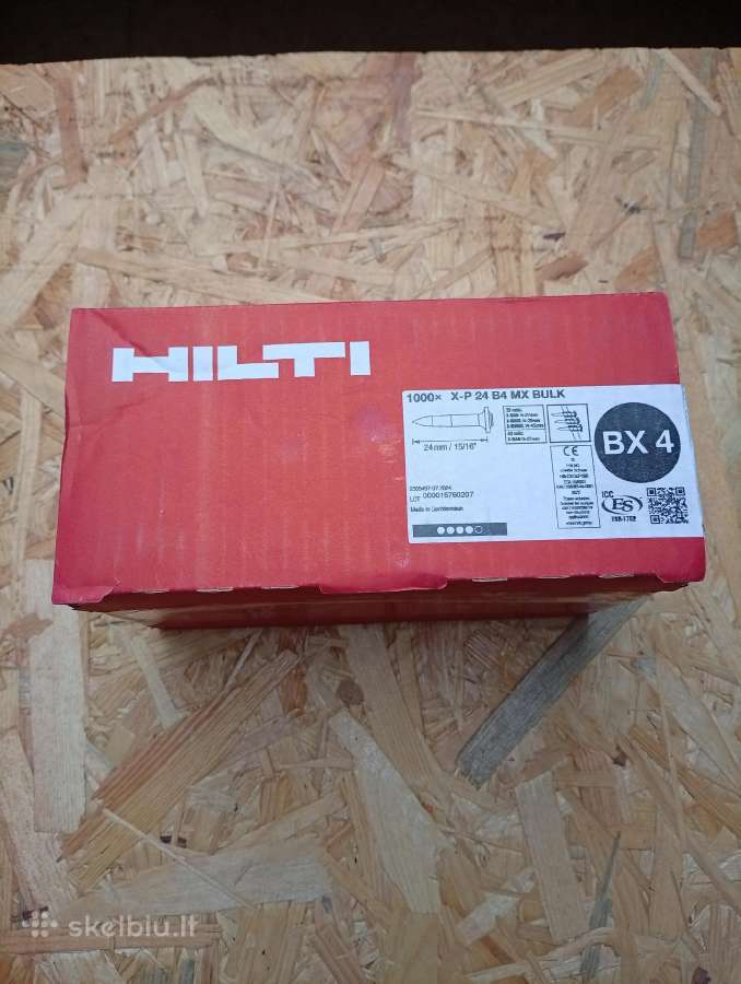 Hilti Gx120, Gx3, Bx4 viniakalių vinys - nuotraukos Nr. 2