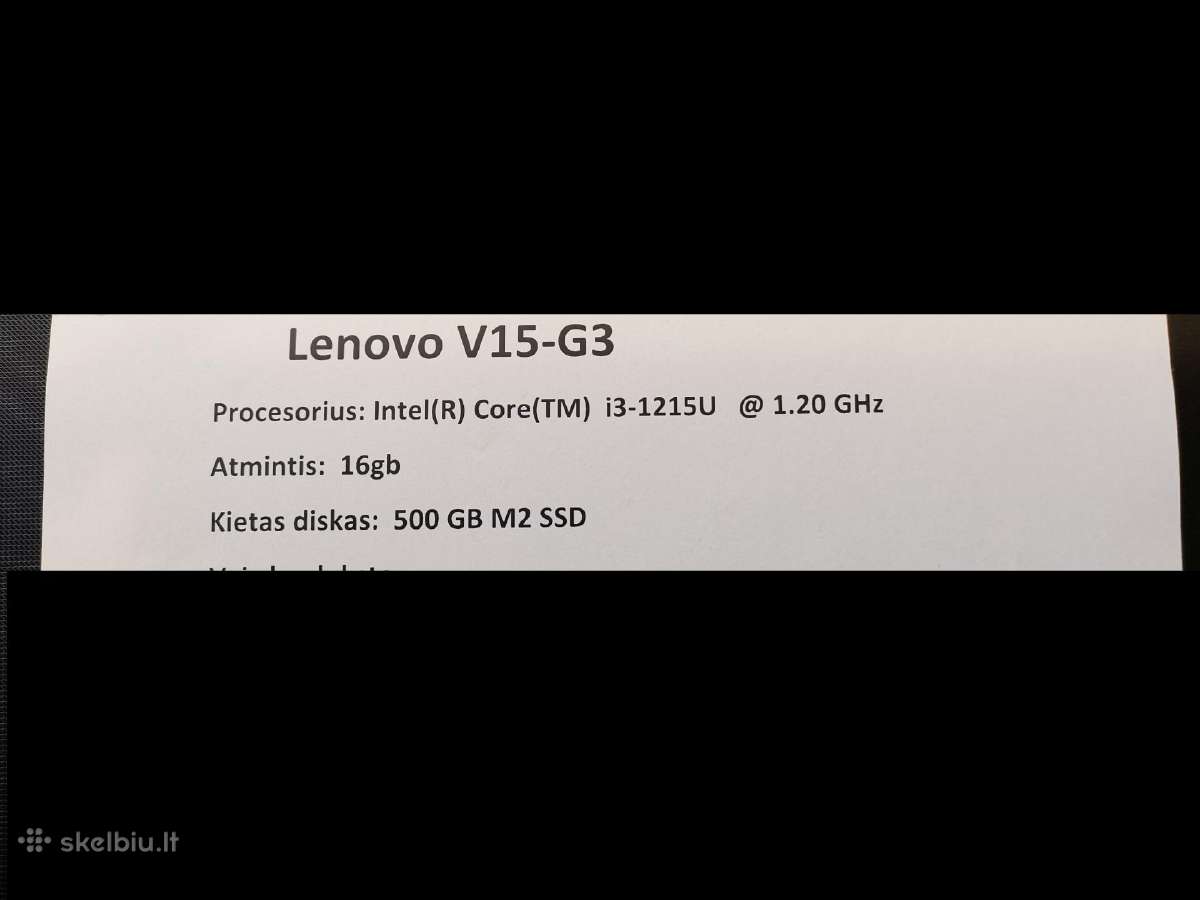 Lenovo V15-g3 - nuotraukos Nr. 4