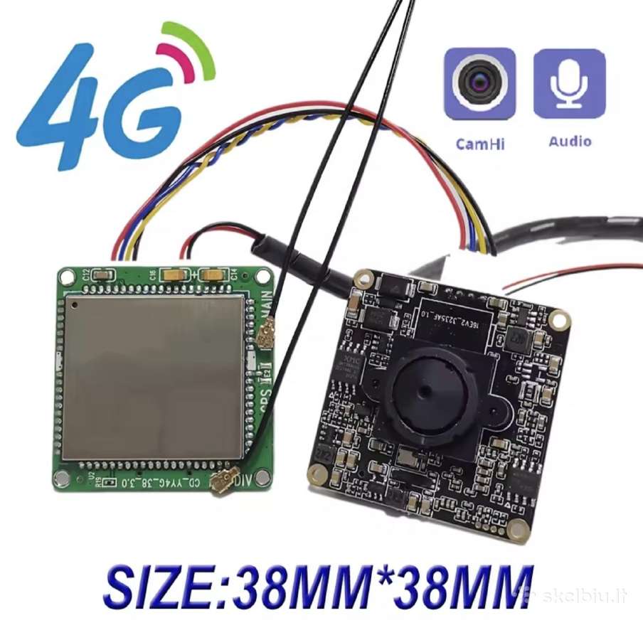 Slapta įmontuojama 4G kamera 5mp nuo 12 voltų - nuotraukos Nr. 3