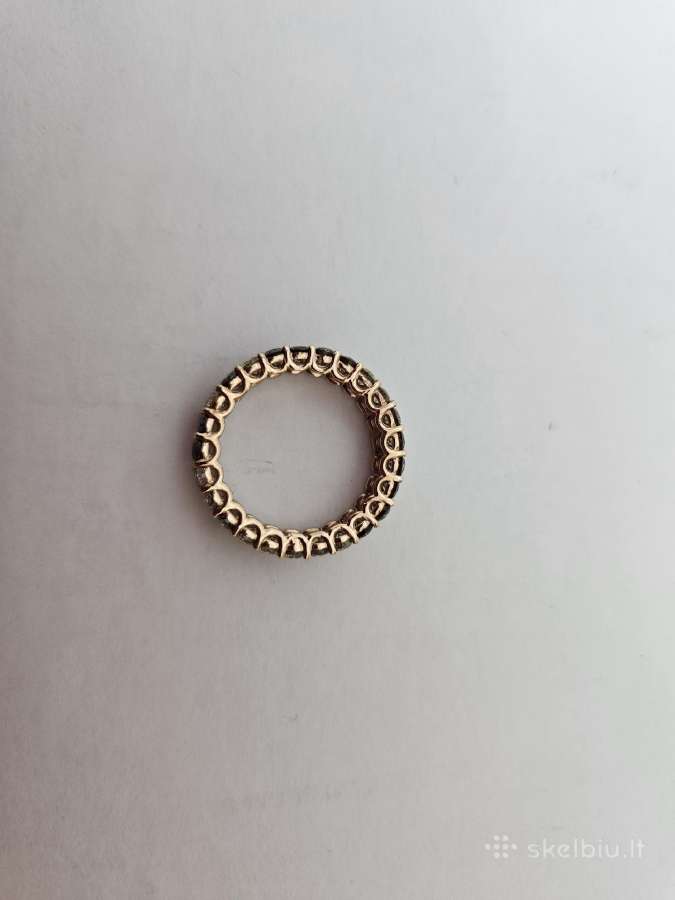 Amžinybės žiedas su deimantais (4.23ct) - nuotraukos Nr. 4