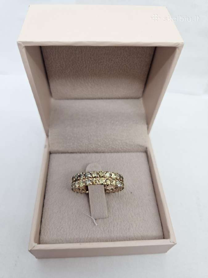 Amžinybės žiedas su deimantais (4.23ct) - nuotraukos Nr. 8
