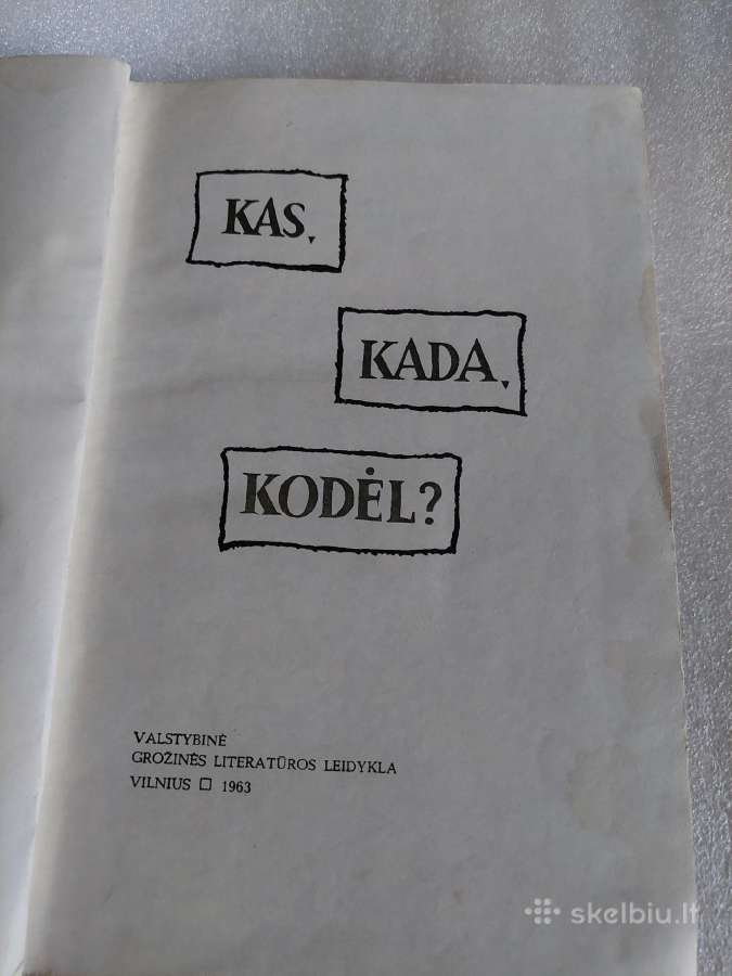 Kas,kada,kodėl? - nuotraukos Nr. 2