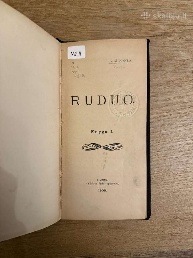 Ruduo. Knyga 1 1906m